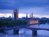 Buy Houses of Parliament and River Thames, London, England, UK at AllPosters.com