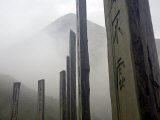 Hong Kong, Lantau Island, the Wisdom Trail with Lantau Peak in the Background, China