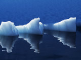 Buy Antarctic Peninsula, Paradise Harbour, Icebergs Colours and Shapes at the Chilean Base in Paradise at AllPosters.com