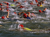 Swindon, Participants in a Triathalon Competition, Swindon, England, England