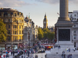 Big Ben, Whitehall and Trafalgar Sqaure, London, England