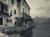 Lombardy, Lakes Region, Lake Como, Santa Maria Rezzonico, Lakeside Houses, Italy