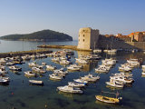 Dubrovnik UNESCO World Heritage Old Town Waterfront Harbour Area and City Walls