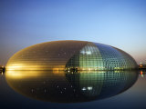 Buy China Beijing an Illuminated National Grand Theatre Opera House known as the Egg at AllPosters.com