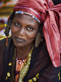 Buy Gao, A Songhay Woman at Gao Market with an Elaborate Coiffure Typical of Her Tribe, Mali at AllPosters.com