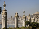 European Influenced Dolmabahce Palace in Istanbul, Turkey, Home of the Ottoman Sultans after 1853