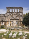 Ruins of the Basilica of St Simeon Stylites the Elder in the Hills Near Aleppo