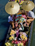 Buy Young Novitiate Travels by Boat to His Induction as Novice Buddhist Monk, Lake Inle, Burma, Myanmar at AllPosters.com