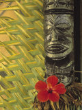Traditional Wood Carving, Rarotonga, Cook Islands