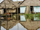 Amazon, Amazon River, the Floating Village of Belen, Iquitos, Peru