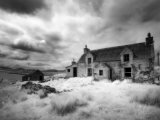 Infrared Image of a Derelict Farmhouse Near Arivruach, Isle of Lewis, Hebrides, Scotland, UK