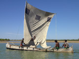 Buy Pirogue or Local Fishing Boat at Morondava, Madagascar at AllPosters.com