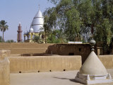Grave of Al-Mahdi Lies Beneath the Large Mausoleum in Back, His Former Home Is in Foreground, Sudan