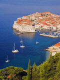 Unesco World Heritage Old Town Harbour, Dubrovnik, Croatia