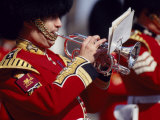 Trumpeter at Changing of the Guard, Buckingham Palace, London