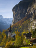 Lauterbrunnen Church, Berner Oberland, Switzerland