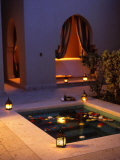 Four Seasons Resort Hotel, Plunge Pool in Private Outdoor Area of the Spa at Night