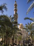 Families Relax after Prayers in Tree-Lined Garden of Abu Al-Abbas, Al-Mursi Mosque, Alexandria