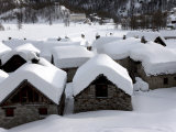 Alps in Winter, Alpe Devero, Piedmont Region, Italy, Europe