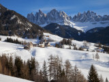 Buy St, Magdalena Village and Church, Dolomites Mountains, Trentino-Alto Adige, South Tirol, Italy at AllPosters.com