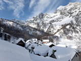 Alps in Winter, Alpe Devero, Piedmont Region, Italy, Europe