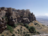 Edge of Tabal Kawkaban Is Ancient Stone Town of Kawkaban, Served as a Mountain Fortress, Yemen