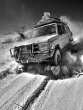 Damaraland, Four Wheel Drive Vehicles are the Best Means of Travel in Desert Environment, Namibia