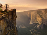 California, Yosemite National Park, Taft Point, El Capitan and Yosemite Valley, USA