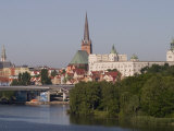 Castle, Cathedral and River Odra, Szczecin, West Pomerania, Poland, Europe