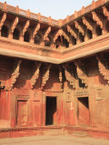 Interior of Agra Fort, UNESCO World Heritage Site, Agra, Uttar Pradesh, India, Asia
