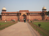 Interior of Agra Fort, UNESCO World Heritage Site, Agra, Uttar Pradesh, India, Asia