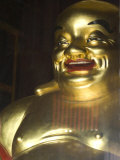 Large Golden Smiling Buddha in Kek Lok Si Buddhist Temple, Air Itam, Georgetown, Penang
