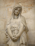 Mary Magdalene Statue in Vezelay Basilica, Vezelay, Yonne, Burgundy