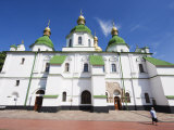St. Sophia's Cathedral, Built Between 1017 and 1031 with Baroque Style Domes, Kiev, Ukraine