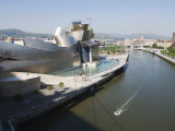 The Guggenheim, Designed by Canadian-American Architect Frank Gehry, on the Nervion River