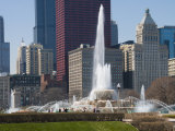 Buckingham Fountain in Grant Park, Chicago, Illinois, United States of America, North America