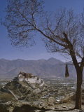 Potala Palace from Yuwang Shan Mountain, Lhasa, Tibet, China, Asia