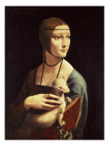 Cecilia Gallerani, Mistress of Ludovico Sforza, Portrait Known as Lady with the Ermine, c. 1490