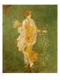 Goddess Flora, or Spring, Roman, Fresco, from Villa di Arianna