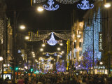 Christmas Lights in Oxford Street, London, England, United Kingdom, Europe