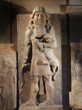 Gilgamesh, or the Lion Spirit, Stone relief, Assyrian, 8th century BC