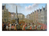 View of Kohlmarkt Square Bonn Germany at the Arrival of Archduke Maximilian (1756-1825)