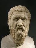 Plato, 428-348 BC, Greek philosopher, Marble Bust