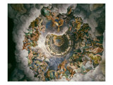 Buy View of Olympus, Home of the Gods, Fresco in the Room of the Giants at AllPosters.com