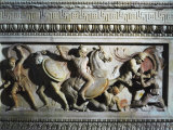 Buy Battle Between Greeks and Persians, Relief, Alexander Sarcophagus at AllPosters.com