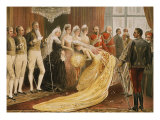 Victoria, 1819-1901 Queen of England, at 1887 Reception for her Jubilee