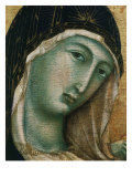 Face of Virgin Mary, from Madonna with Child altarpiece, Convent of San Domenico
