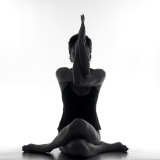 Buy Woman Sitting with Legs and Arms Entwined at AllPosters.com