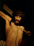 The Merciful Christ, Detail of Head with Crown of Thorns