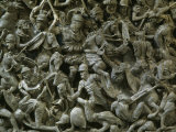 Battle between Roman and Germanic Armies, Relief on Marble Sarcophagus, 180-190 AD Roman